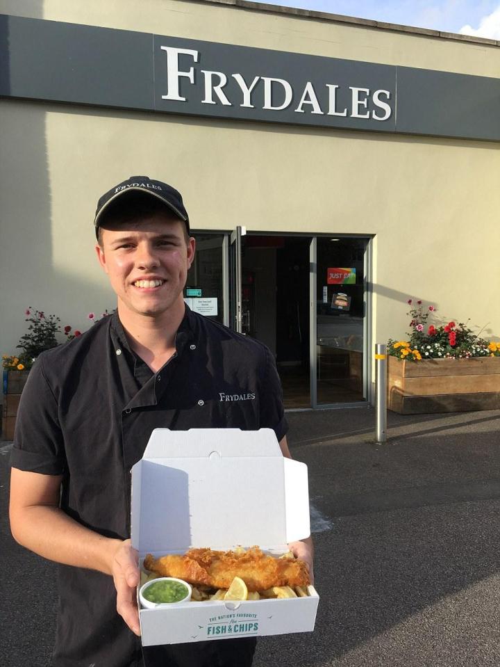  Owned and run by young Charlie Collins – still in his early 20s – Frydales serves up 100 per cent Marine Stewardship Council certified cod and haddock