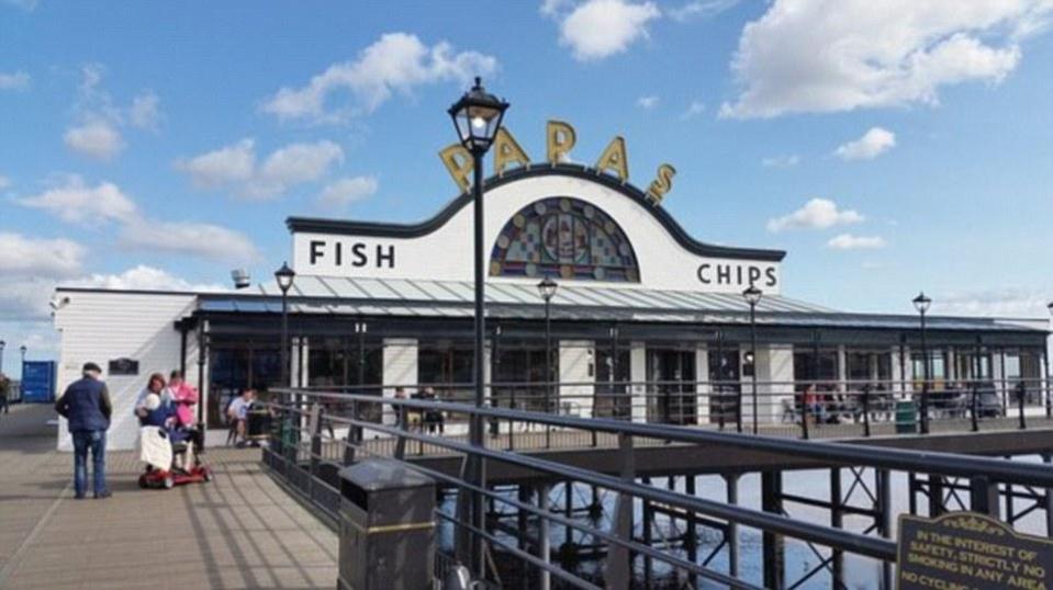  The chippie on the iconic Cleethorpe promenade dubs itself the 'daddy of fish & chips' and was founded in 1966