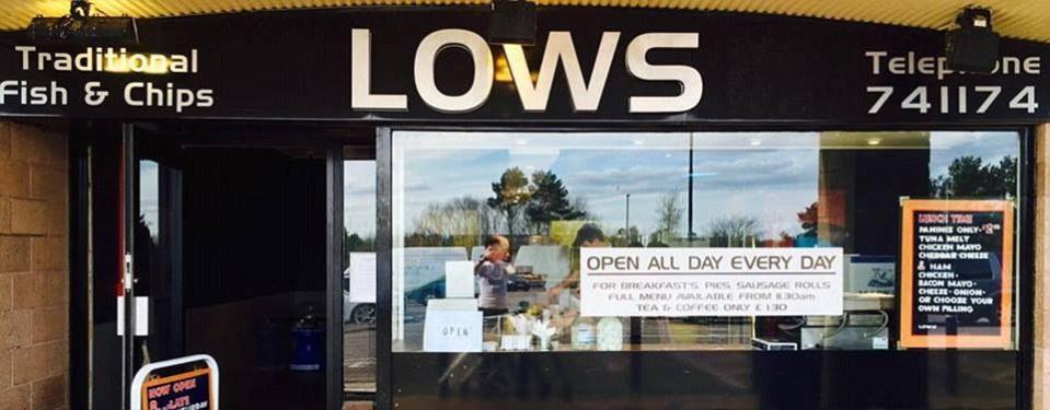  Established over 30 years ago, Low’s plays an important part of the local community, supporting and sponsoring many local community initiatives. Haddock is the fish of choice at Low’s, which is located in Aberdeen's Westhill shopping centre