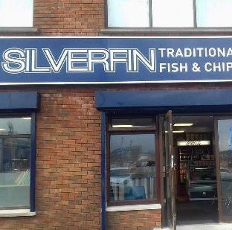  Wet fish? Silverfin's in Newry, Northern Ireland has enticing wet fish display so customers can choose their fish and chips freshly cooked to order