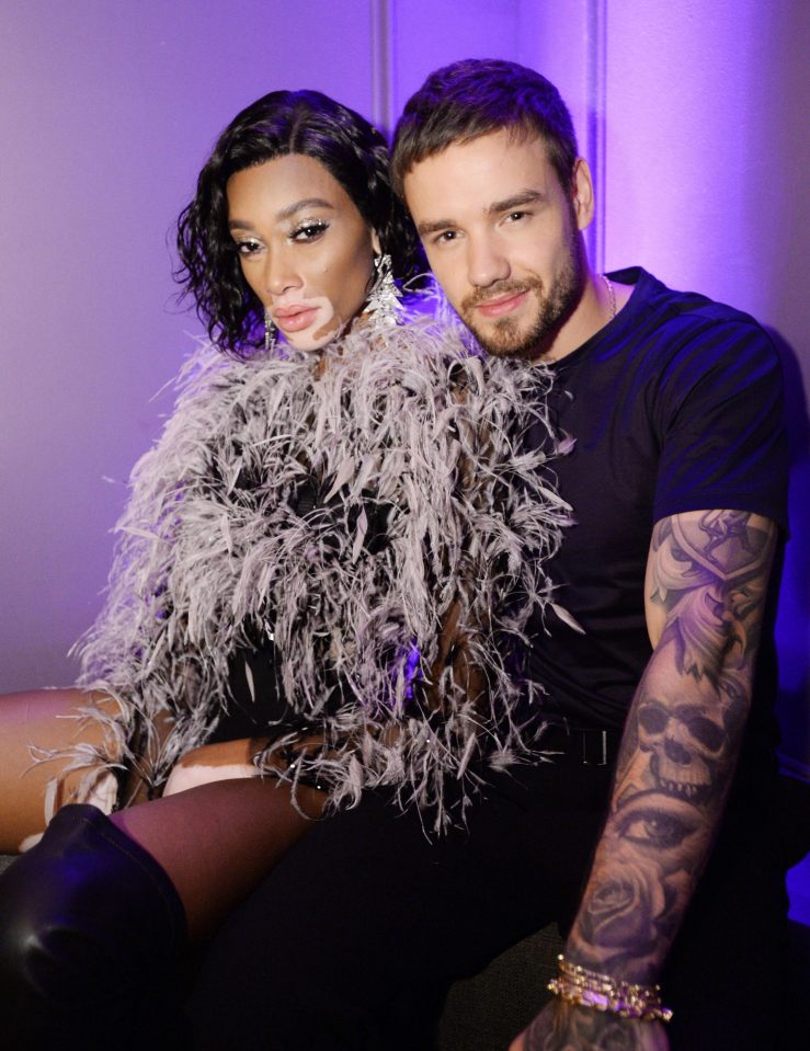  The singer was also spotted with Winnie Harlow at an event