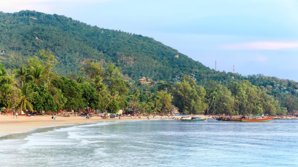  Sairee Beach in Thailand where a British tourist was allegedly raped