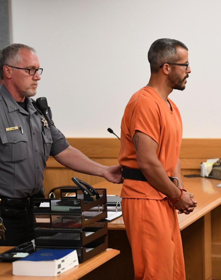  Watts is brought in to court for his arraignment hearing at the Weld County Courthouse