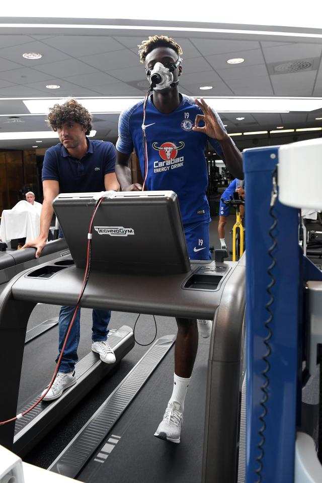  Tammy Abraham has a fitness test at Cobham