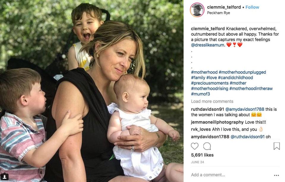  Clemmie's feed is super relatable and shows the real un-filtered side to motherhood you might not see elsewhere on Instagram