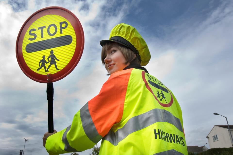  You can definitely channel your inner lollipop lady in this look