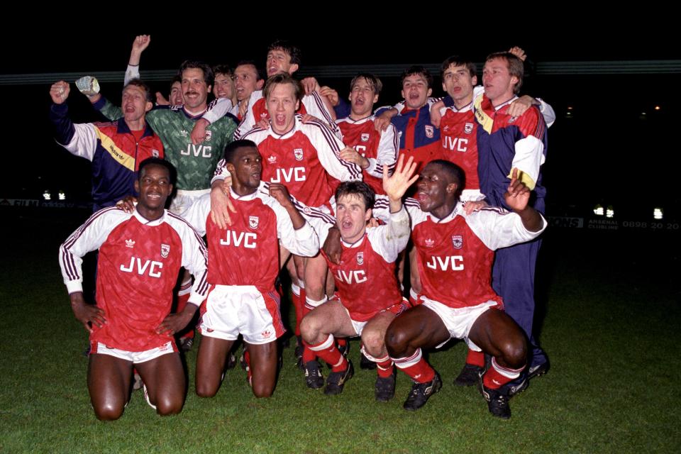  The 1990-91 Arsenal side only lost one game during that season