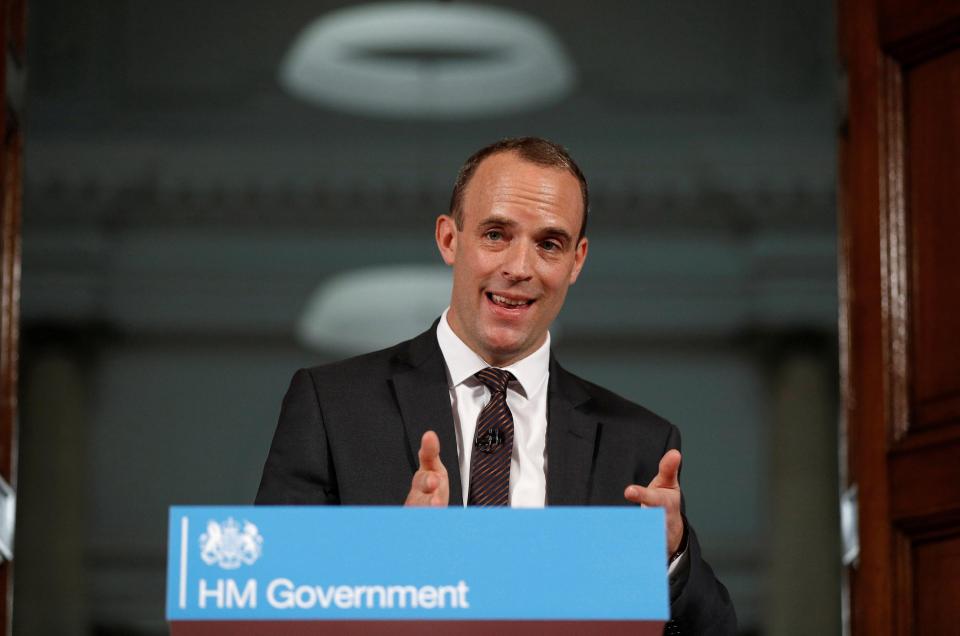  Brexit Secretary Dominic Raab hit back at gloomy no-deal reports, saying most forecasts have 'been proved to be wrong'