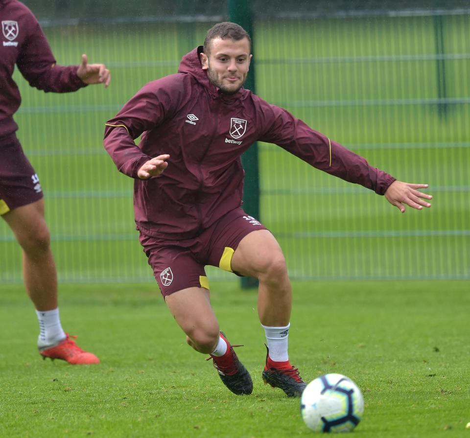  Jack Wilshere also starts at the Emirates, but will be on the visiting team for the first time