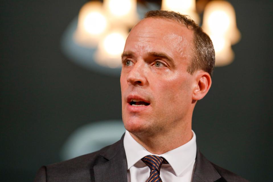  Brexit Secretary Dominic Raab slams Philip Hammond claims that a no deal Brexit will hit the British economy