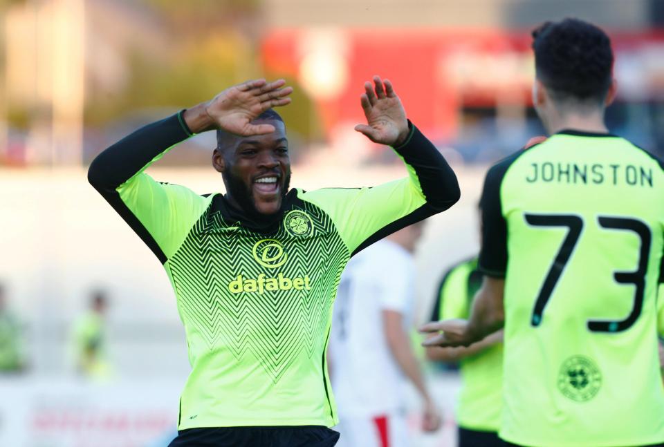  Olivier Ntcham scored after just three minutes in Celtic's 1-1 draw in Lithuania