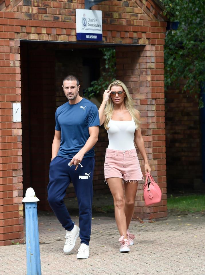  Paddy and Christine McGuinness, here outside a police station in Cheshire on Wednesday, had thousands of pounds worth of belongings taken from their home 'over a period of weeks' police confirmed