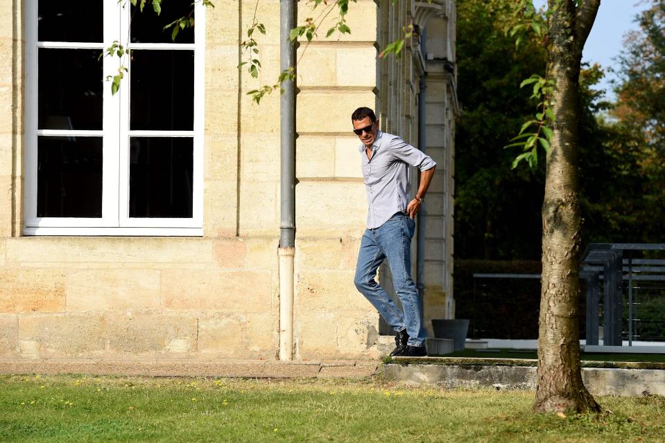  Poyet left the club's training centre after holding a brief meeting with the president