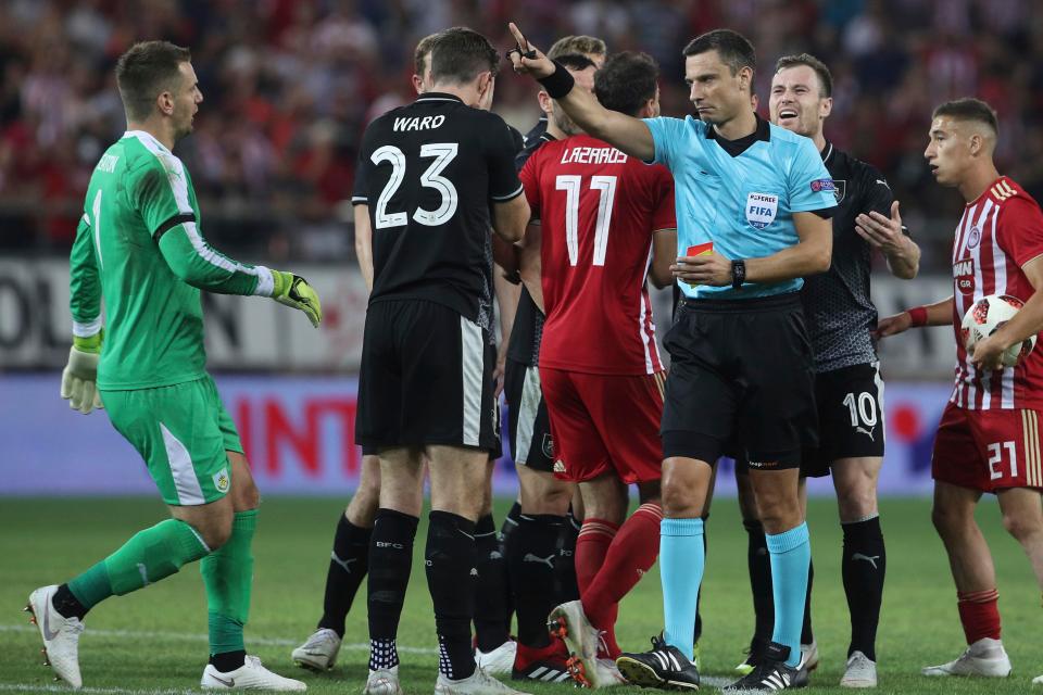  The home side were frustrated referee Slavko Vincic did not award two first-half penalties