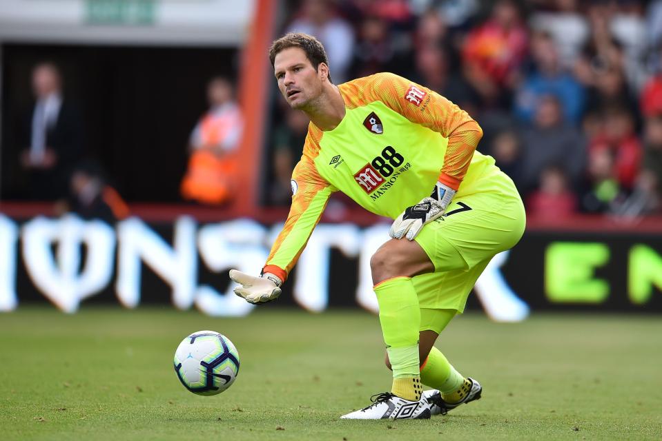  Asmir Begovic head back to Stamford Bridge in goal for Bournemouth