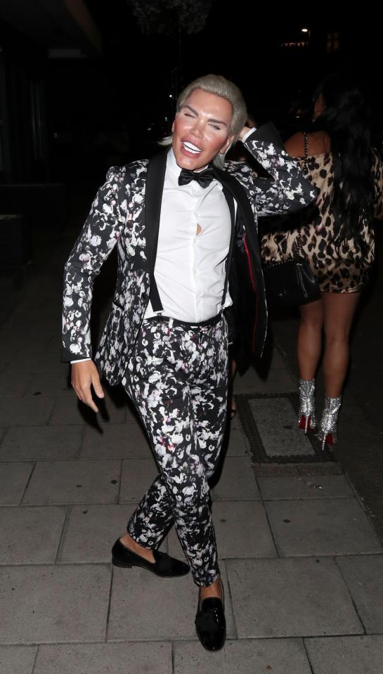  Rodrigo didn't seem to have a care in the world as he stepped out in London last night