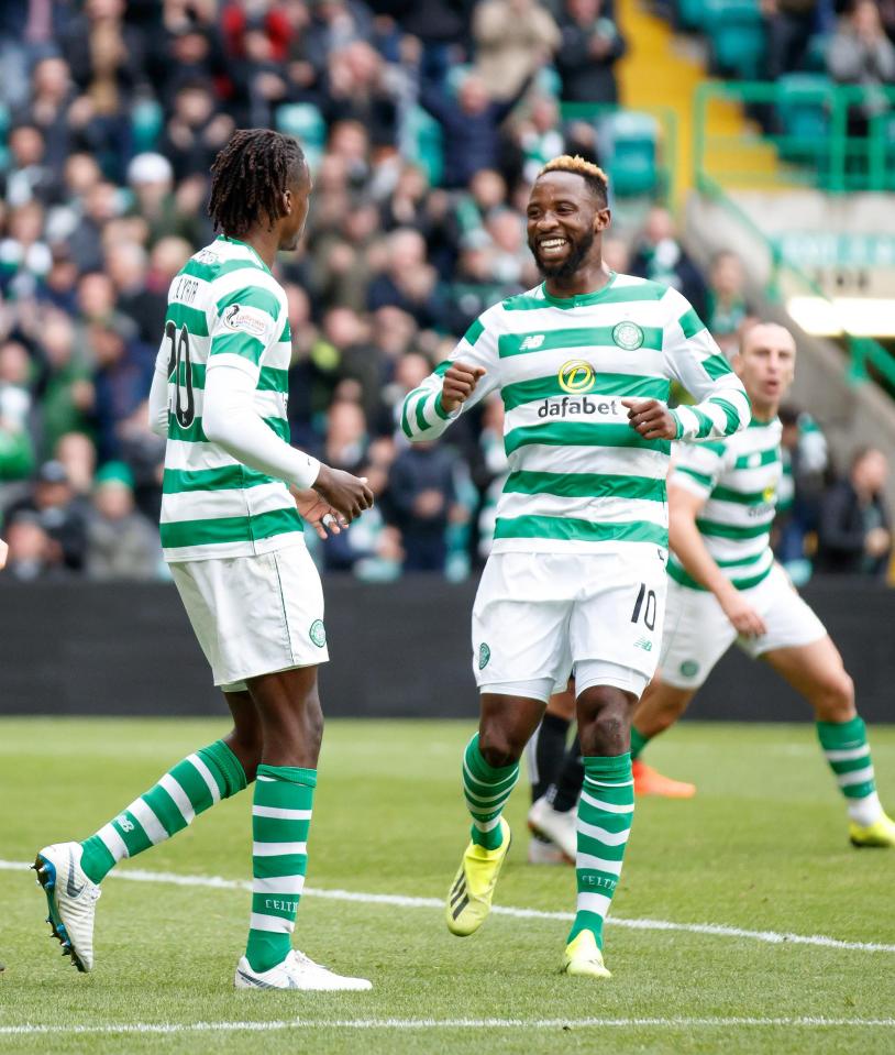  Moussa Dembele is the star striker at Celtic and would be sorely missed