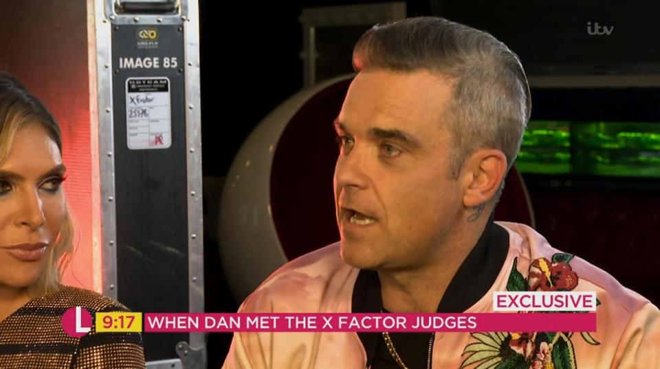  Robbie Williams has revealed he is doing the X Factor because of his wife Ayda