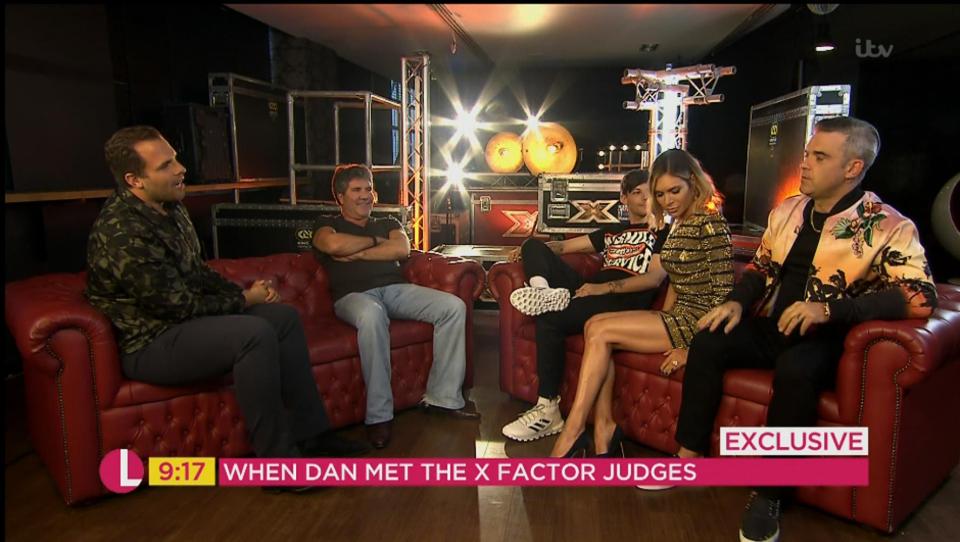  The new judges chatted to Dan Wootton on Lorraine