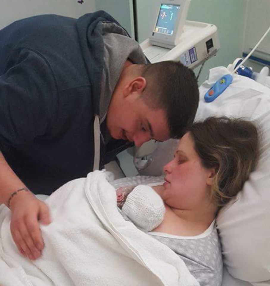 Tasha and an were over the moon after Aleric was born, after previously suffering a miscarriage