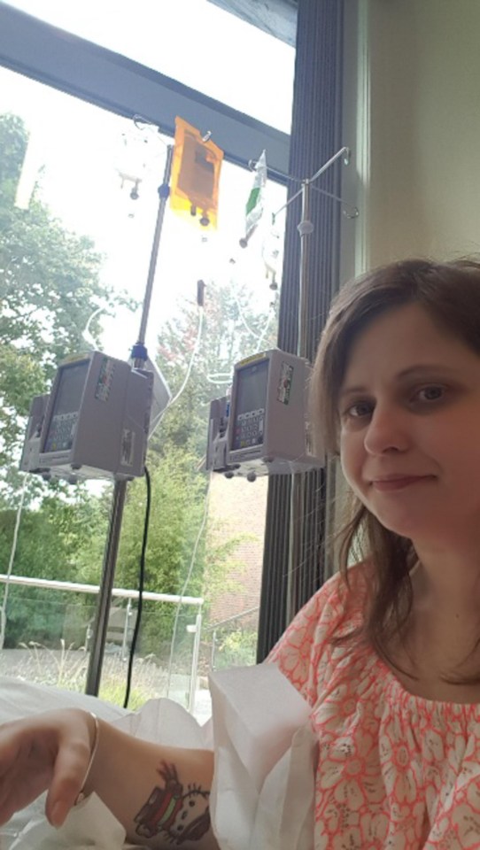 Tasha was devastated to be told that the cancer has now spread to her neck and back