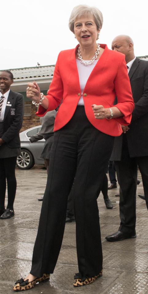  Theresa May's dance moves looked very similar to John Travolta in Saturday Night Fever