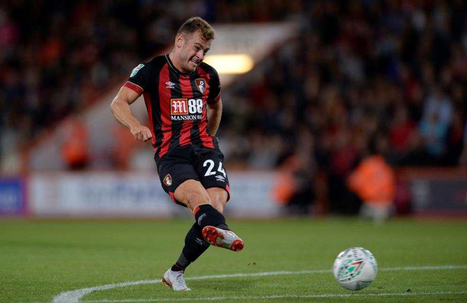  Ryan Fraser opened the scoring for Bournemouth