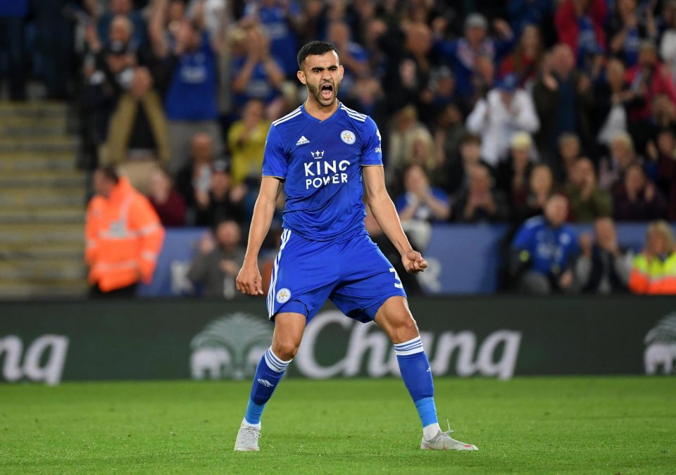  New-boy Rachid Ghezzal scored his first Leicester goal to make it four