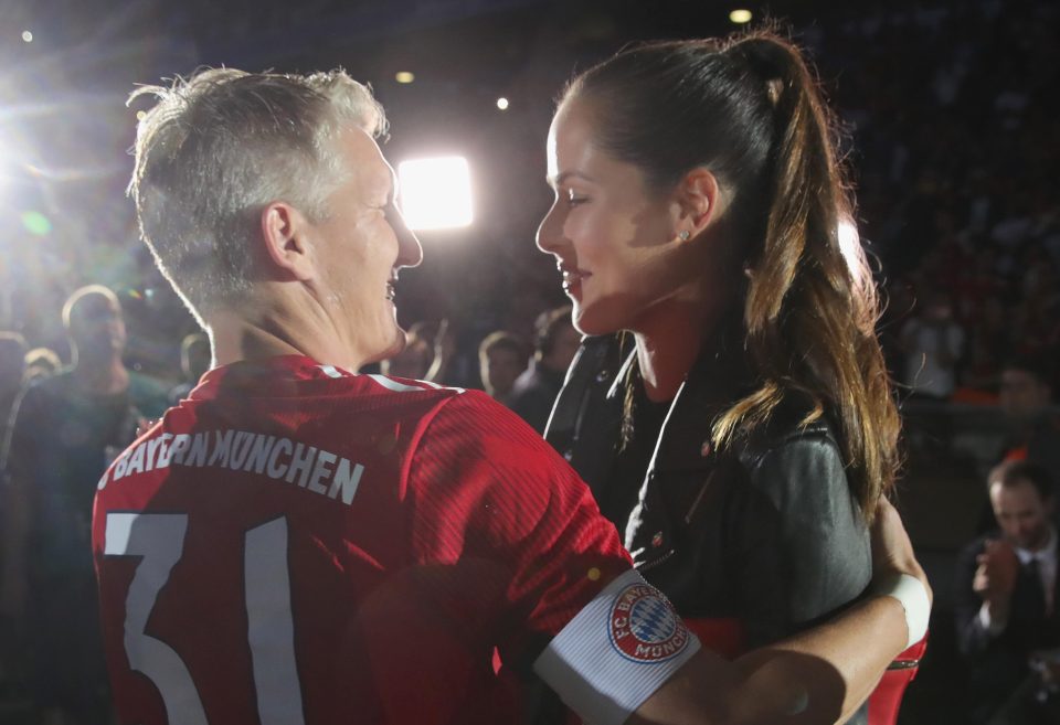  Bastian Schweinsteiger was joined by his tennis playing girlfriend Ana Ivanovic