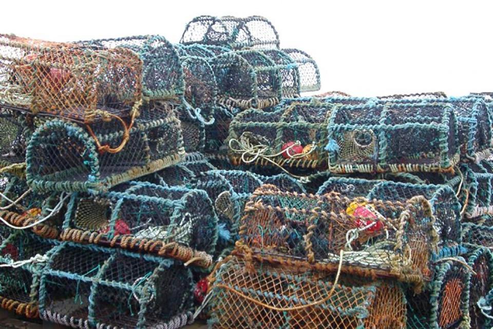  Fishermen in Cornwall claim their crabbing pots were damaged or tampered with