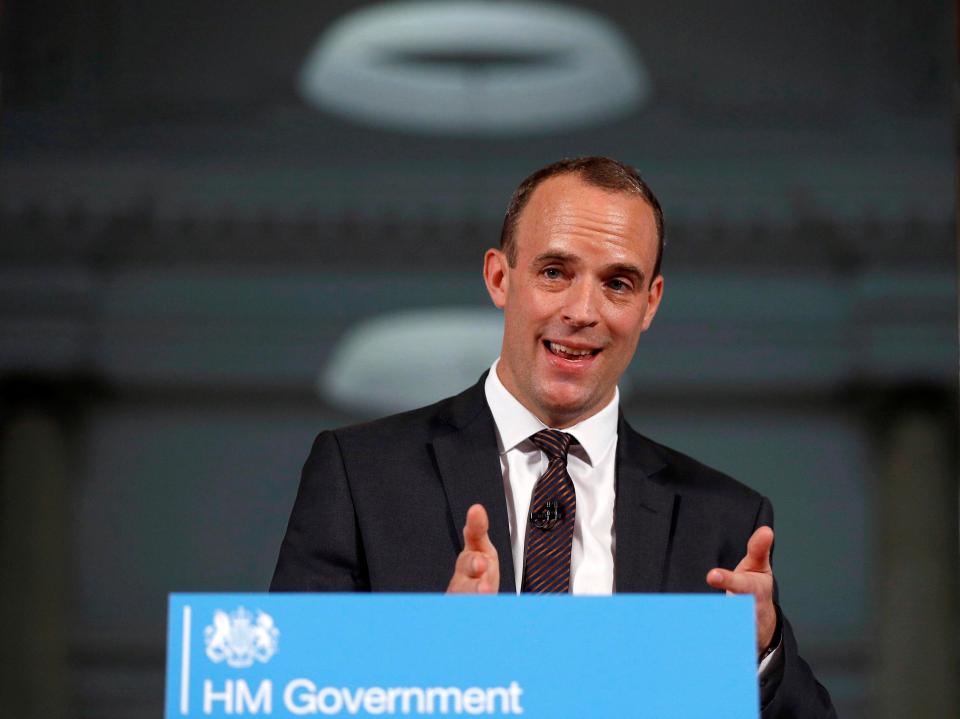  Dominic Raab is made of steel when it comes to these negotiations