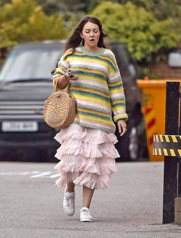  Lacey Turner looked eye catching as she headed out in North London yesterday