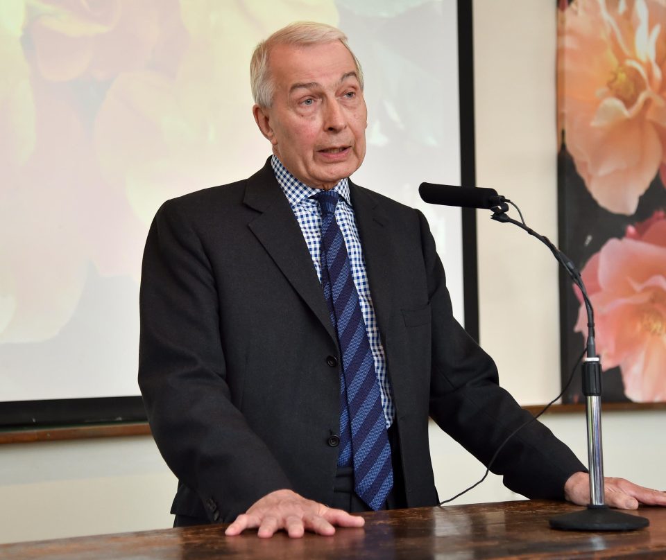  Frank Field says he is considering challenging the Labour Party in a by-election