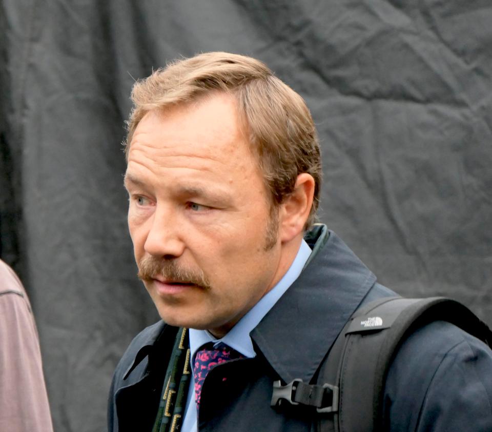  Stephen sported a moustache for the role