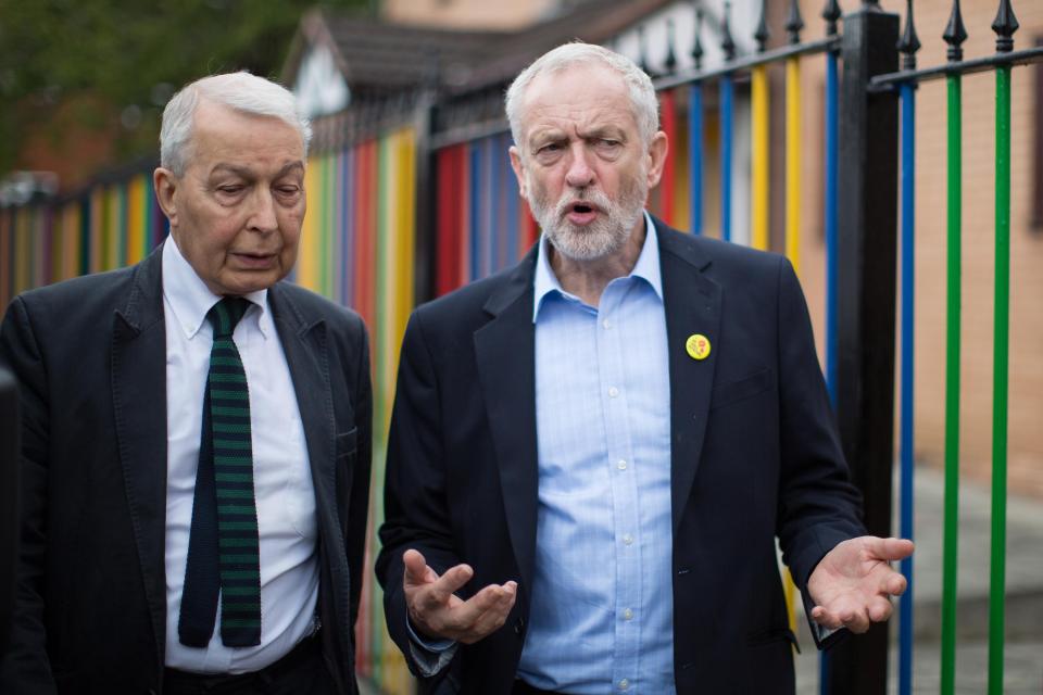  Frank Field resigned his role in protest at Jeremy Corbyn