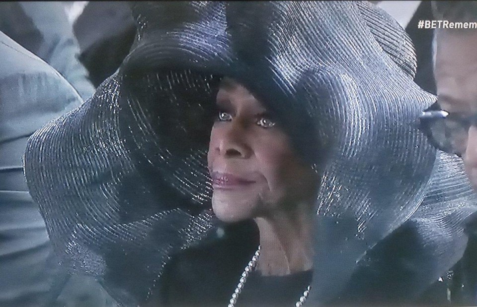 Kindred spirit... Cicely Tyson, known for playing strong African-American women on screen and stage throughout her career, was one of the mourners