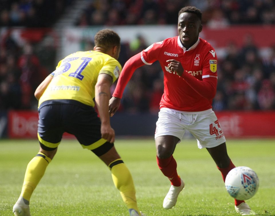  Tricky forward Appiah enjoyed a rapid rise in the game at Nottingham Forest