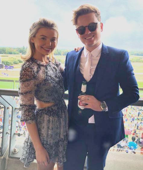  Jack posted this cute picture of him and Georgia Toffolo at the races