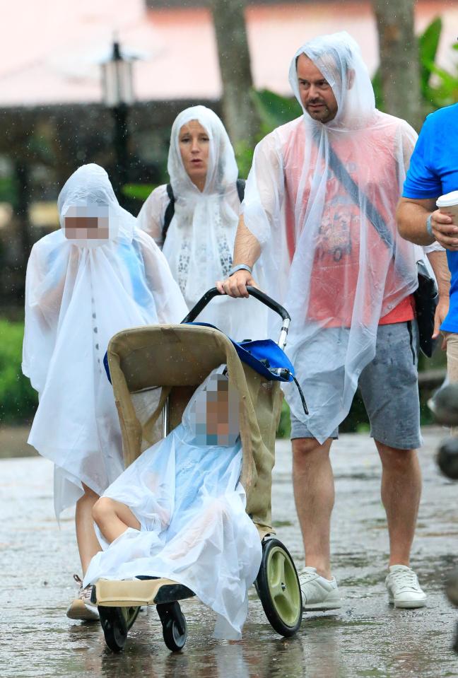  It was a family day out at Disney's Magic Kingdom