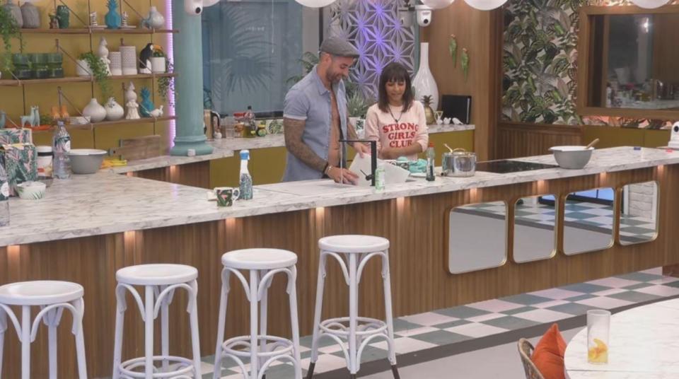  Celebrity Big Brother fans will see Ben Jardine and Roxanne Pallett grow closer during tonight's episode