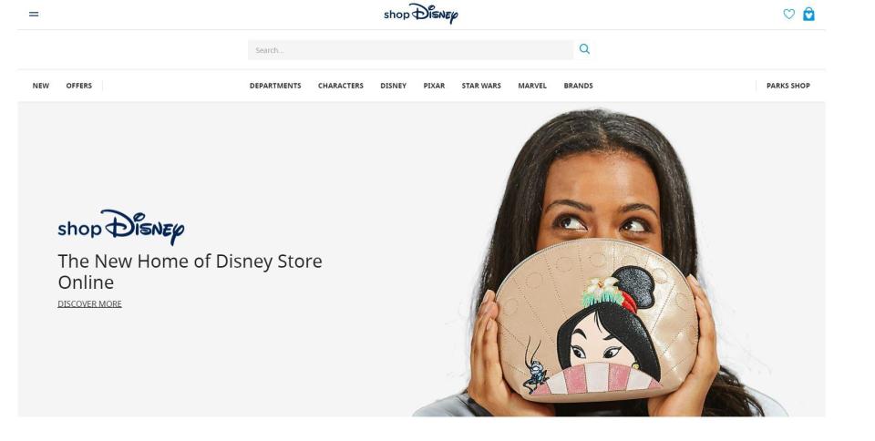  Disney has launched an online store where you can buy merchandise from the theme parks