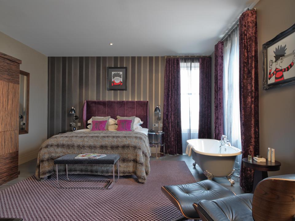  Stay at the six-storey funky Malmaison Dundee hotel