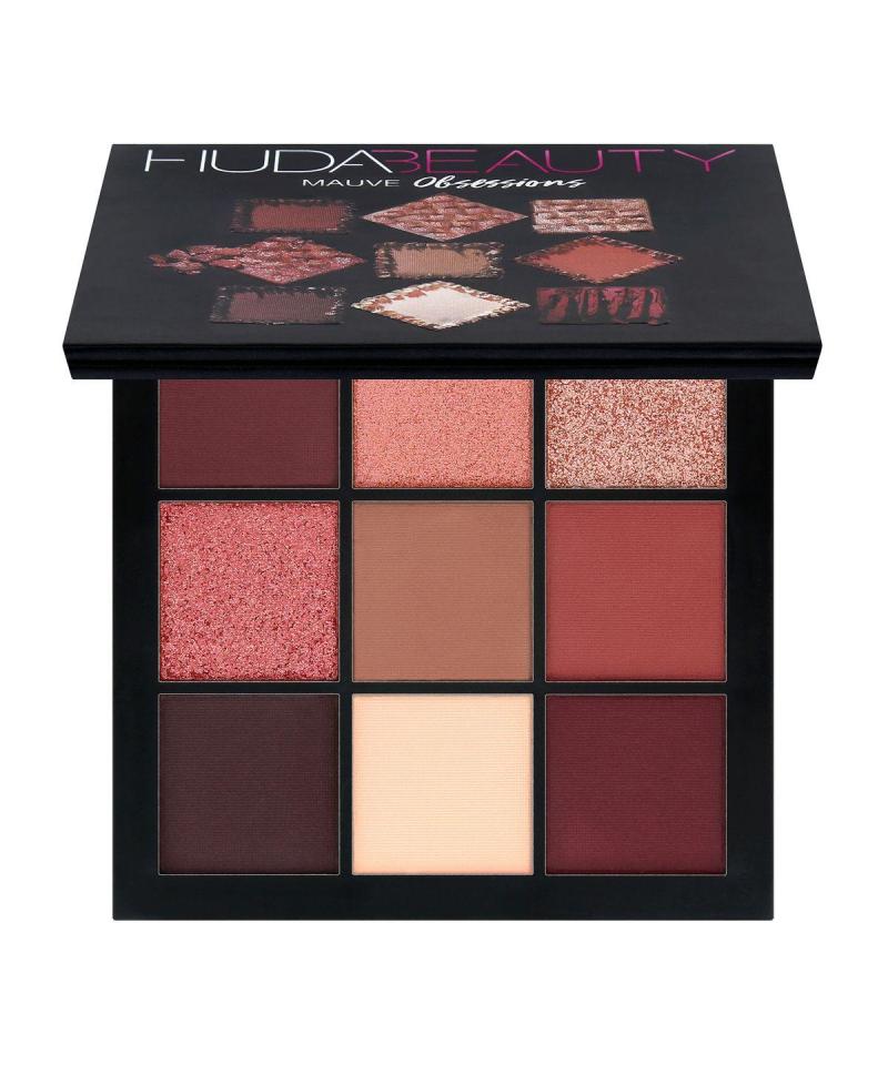  Huda Beauty's Mauve Obsessions palette features nine must-have shades