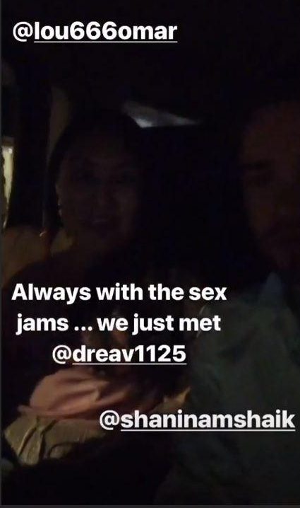  They later headed to an after-party in the same car, with Liam joking about their sexy car tunes in the caption