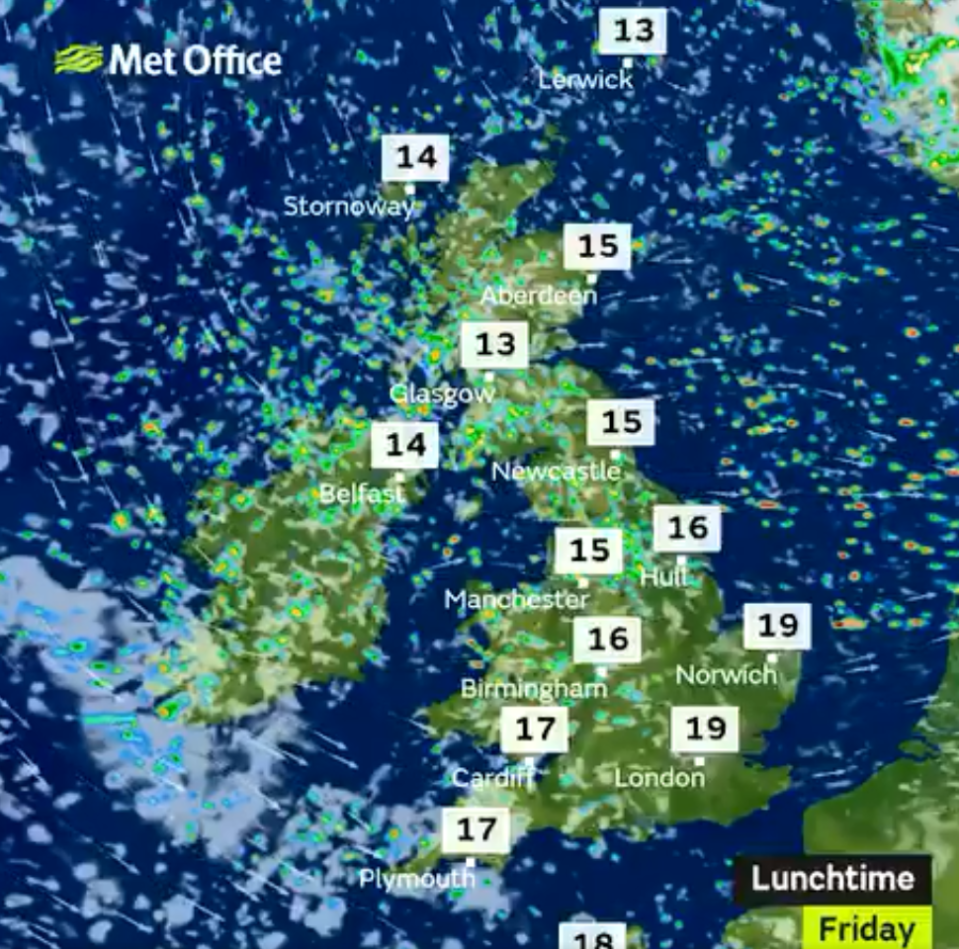  Forecasters expect dreary conditions today, as Brits set off for their Bank Holiday breaks