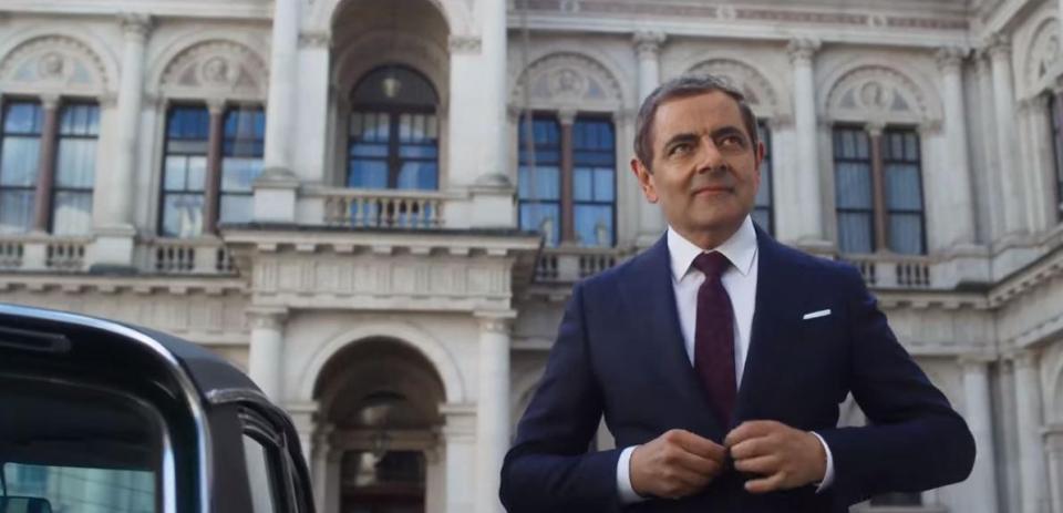 The Mr.Bean star as one of his other iconic characters, Johnny English