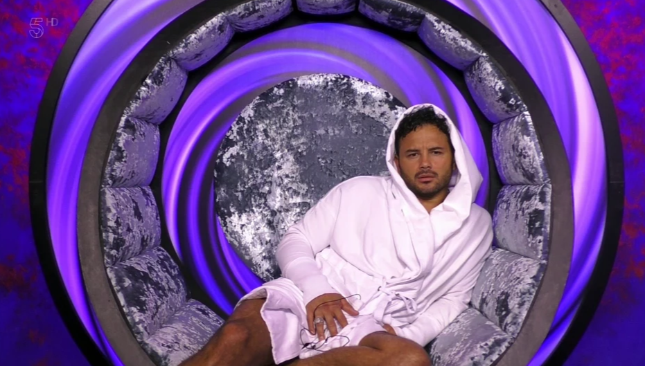  Ryan was given a formal warning by Big Brother bosses