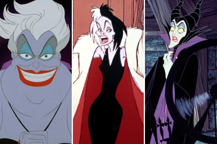  They may have been evil but there's no denying Ursula, Cruella and Maleficent were Disney's most glamorous villains... red lipstick, trendy hair cuts and all