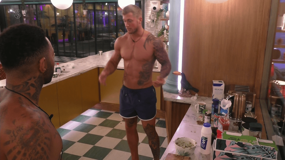  Dan Osborne wasn't impressed by Natalie's behaviour