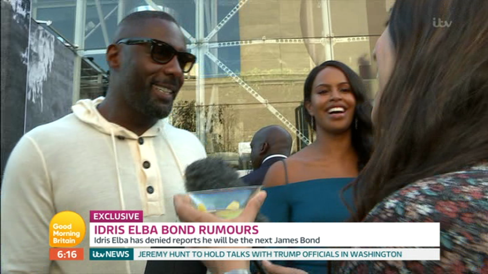  Idris Elba addressed the James Bond speculation at the premiere of his new movie